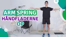 Arm spring, håndfladerne op - Fit Og Frisk