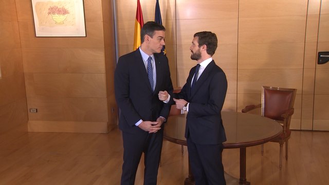 Sánchez pidió a Casado las abstenciones necesarias para ser investido