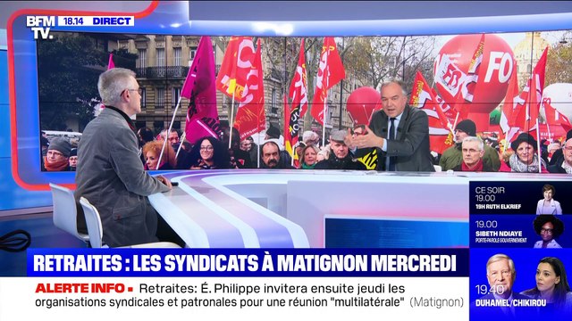 Story 3 : Les syndicats à Matignon mercredi pour discuter des retraites - 16/12