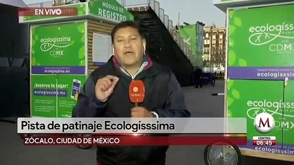 CDMX tiene su primera pista de hielo Ecologísssima