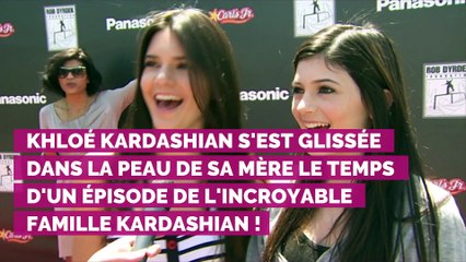 Khloe Kardashian bluffante quand elle imite sa mère Kris Jenner en déguisement