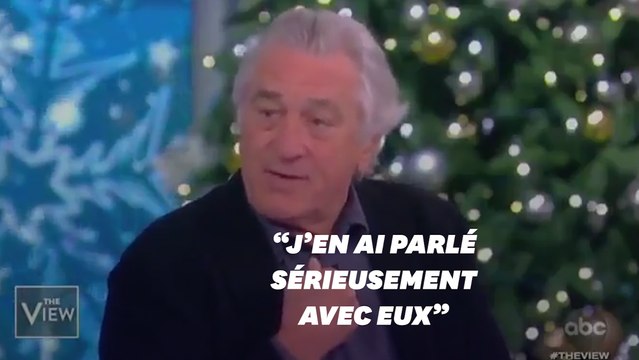 Robert de Niro renierait ses enfants s'ils agissaient comme ceux de Trump