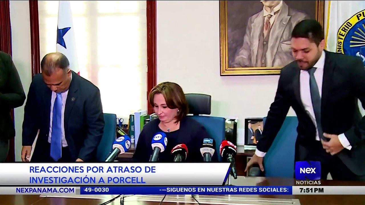 Reacciones por atraso de investigación a porcell - Nex Noticias