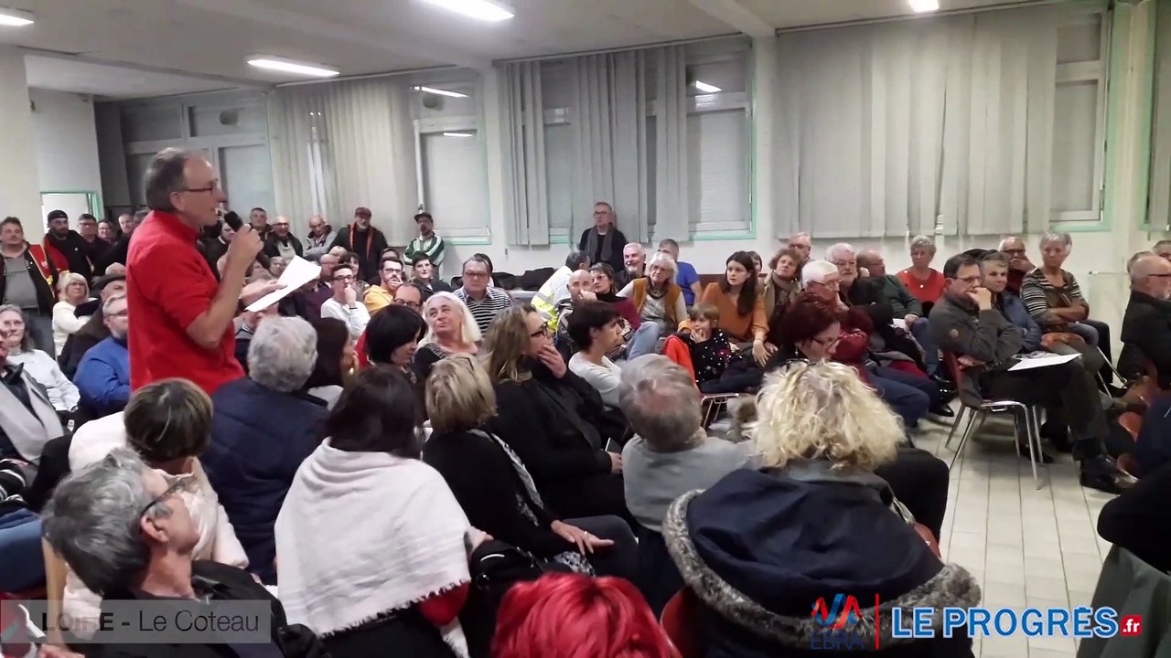 Débat sur la réforme des retraites au Coteau