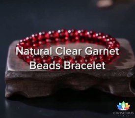 Garnet Beads Bracelet - Love. Relationship. Affection  3