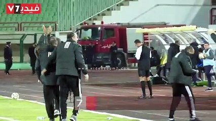 شاهد رد فعل أمير مرتضى بعد هدف طلائع الجيش الثالث في الزمالك
