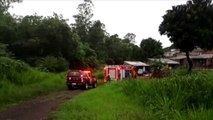 Incêndio em veículo mobiliza Corpo de Bombeiros ao Santa Felicidade