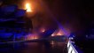 Marseille : spectaculaire feu de bateaux sur le quai de la Lave à l’Estaque