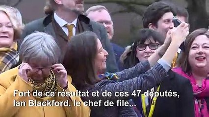 SNP: Arrivée des députés à Londres après leur victoire électorale
