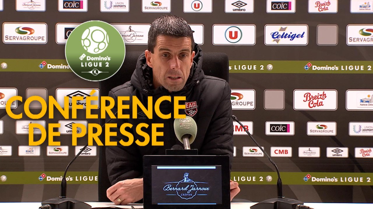 Conférence de presse En Avant Guinguamp - Estac Troyes (0-1) :  Sylvain Didot (EAG) - Laurent BATLLES (ESTAC) - 2019/2020
