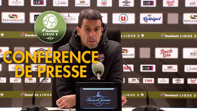 Conférence de presse En Avant Guinguamp - Estac Troyes (0-1) : Sylvain Didot (EAG) - Laurent BATLLES (ESTAC) - 2019/2020