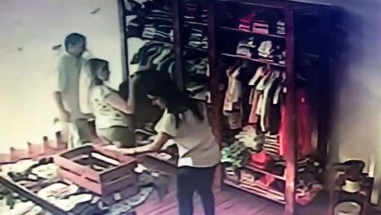 Pareja de mecheros atacó en un local de ropa de City Bell