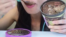 ASMR _MAGNUM Milk Chocolate Ice Cream Tub -EATING SOUNDS _ NO TALKING _ CRAVING SATISFIED