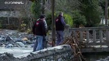 El sureste de Francia se recupera delas fuertes inundaciones y vientos que dejo 2 muertos y varios heridos