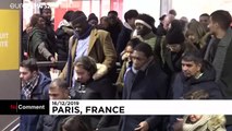 شاهد: طرقات مزدحمة ومحطات مكتظة في اليوم الـ 13 من إضراب عمال النقل في فرنسا