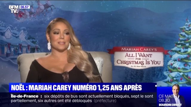 25 ans après sa sortie, All I Want for Christmas is You de Mariah Carey est numéro 1 des ventes