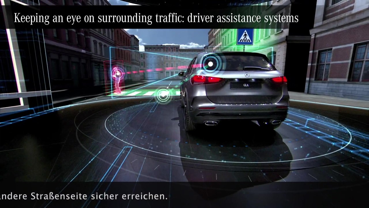 Die neue Mercedes-Benz GLA Edition - Fahrerassistenzsysteme