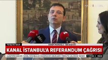 Ekrem İmamoğlu: Kanal İstanbul güzergahındaki mülk hareketlerini araştırıyoruz