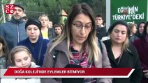 Doğa Koleji'nde eylemler bitmiyor... Veliler çocukları için gelecek kaygısı taşıyor