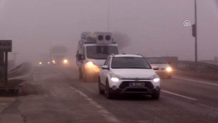 "Kilit kavşak" Kırıkkale'de yoğun sis etkili oluyor - KIRIKKALE