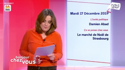 Invité : Damien Abad - Bonjour chez vous ! (17/12/2019)
