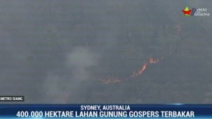 400 Ribu Hektare Lahan di Gunung Gospers Australia Terbakar