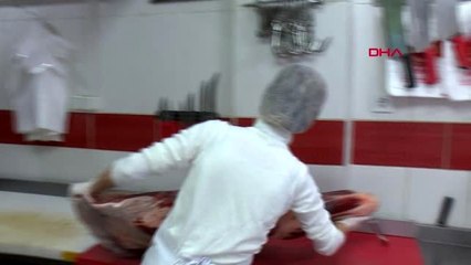 Tekirdağ kosgeb desteğiyle ilçenin ilk kadın kasabı oldu -1