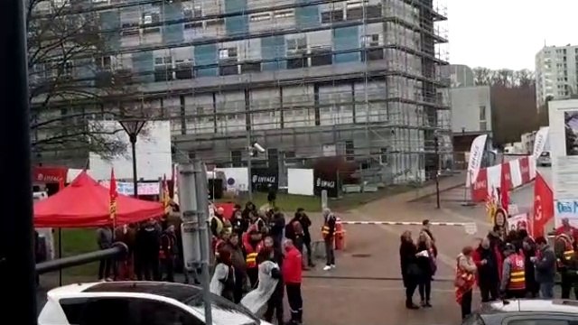 Thionville : opération tractage à Bel Air en cours