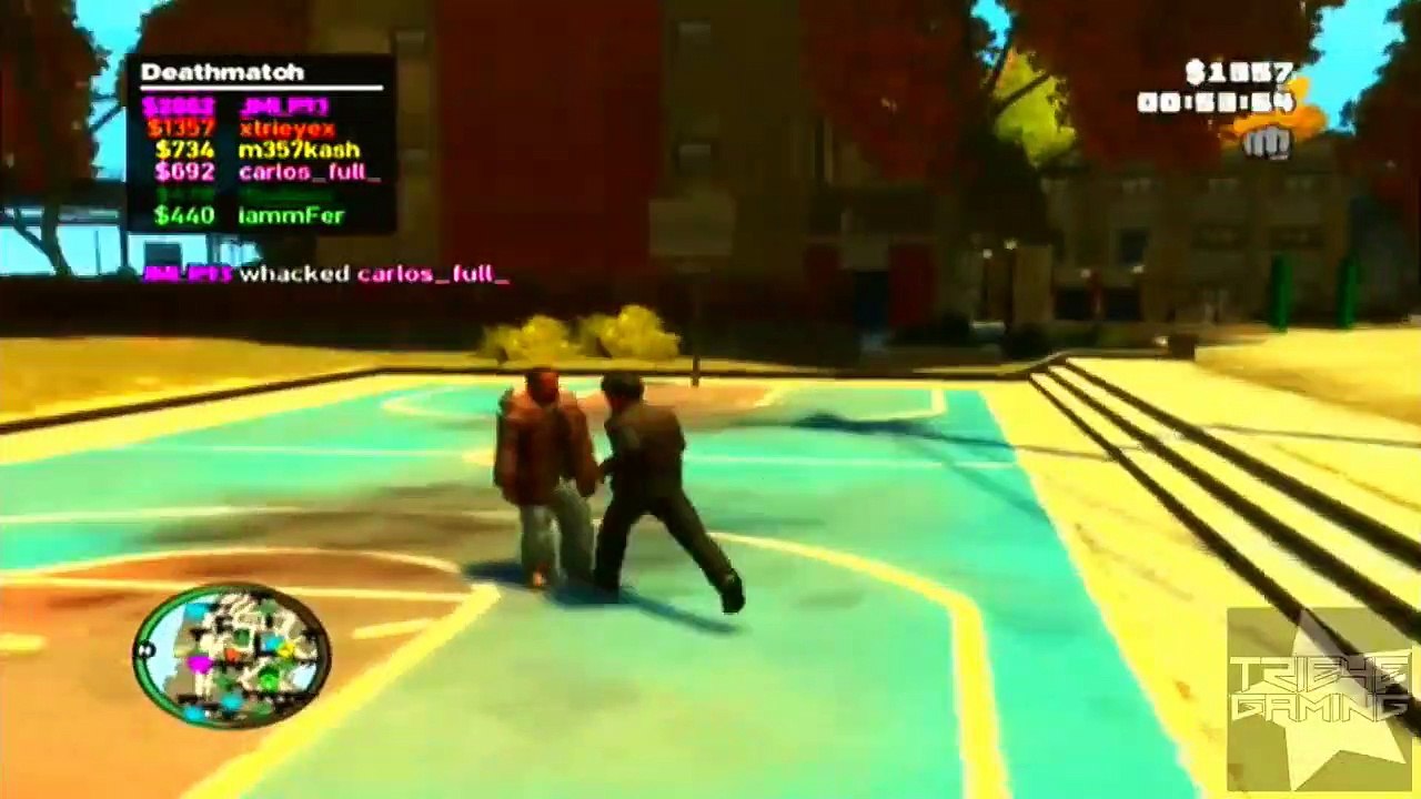 GTA IV Bum Asking For Pussy Gets Knocked Out
