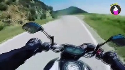 Akibat Gak Hati-Hati Dijalan Lihat yang Di Alami Pemotor Ini!