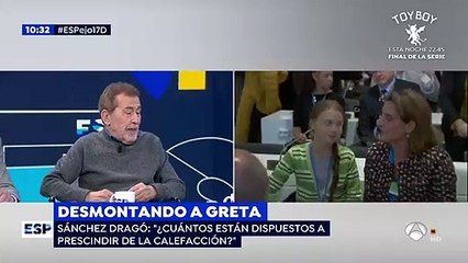 Sánchez Dragó pone a parir a Greta Thunberg: "Es una vivales que quiere forrarse con esto"