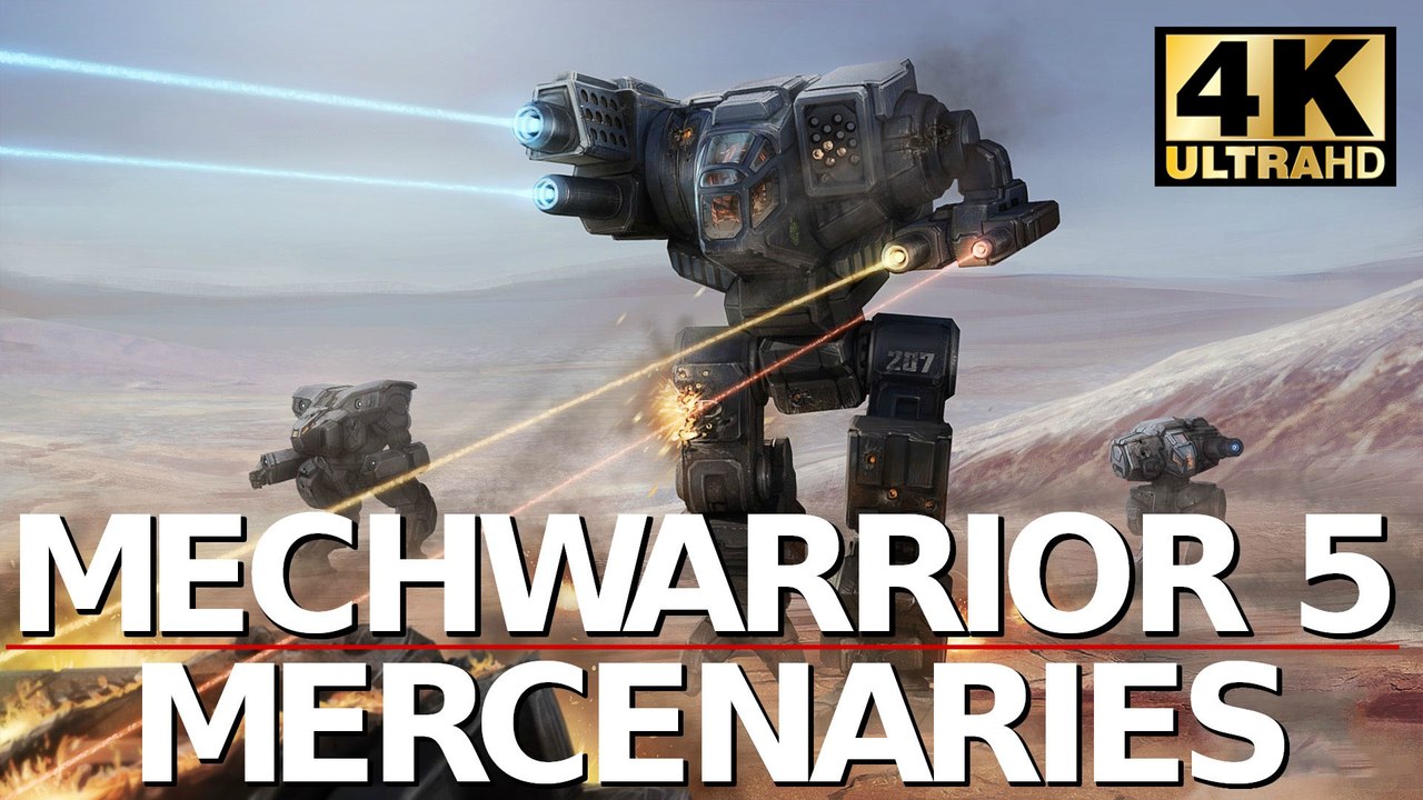MechWarrior 5 Mercenaries part 1 Gameplay 4K 60 FPS {PC} 2160p