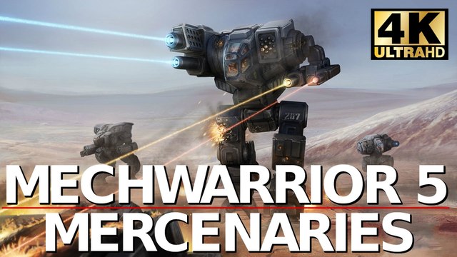 MechWarrior 5 Mercenaries part 1 Gameplay 4K 60 FPS {PC} 2160p