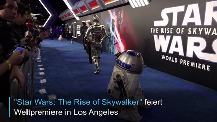Ende einer Saga: Weltpremiere für "Star Wars: Der Aufstieg Skywalkers"