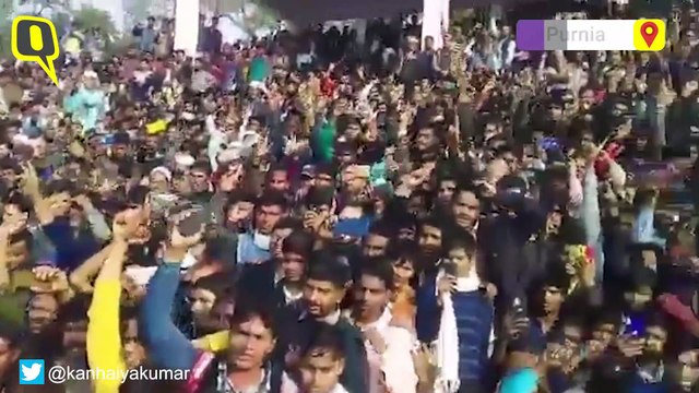 Kanhaiya Addresses Massive CAA Protest Rally in Bihar’s Purnea