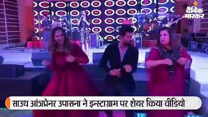 घुंघरू टूट गए गाने पर सानिया का डांस