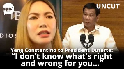 Yeng Constantino may mensahe kay Presidente Duterte | PEP Uncut