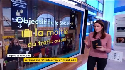 Réforme des retraites : comment la SNCF compte limiter la pagaille à Noël