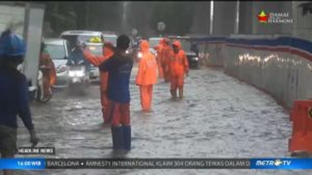 Hujan Deras, Banjir Rendam Sejumlah Wilayah Jakarta