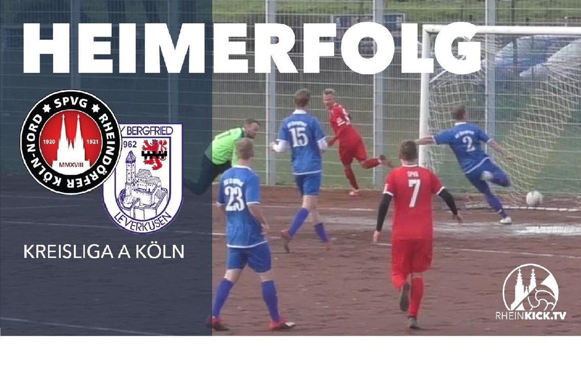 Verdienter Erfolg des Favoriten | SpVg Rheindörfer Köln-Nord – SV Bergfried Leverkusen (Kreisliga A Köln)
