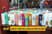 ‘Las trafas’ recogían envases de shampoo para falsificar productos