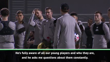 I'm sure Klopp will be in touch - Liverpool U23s boss