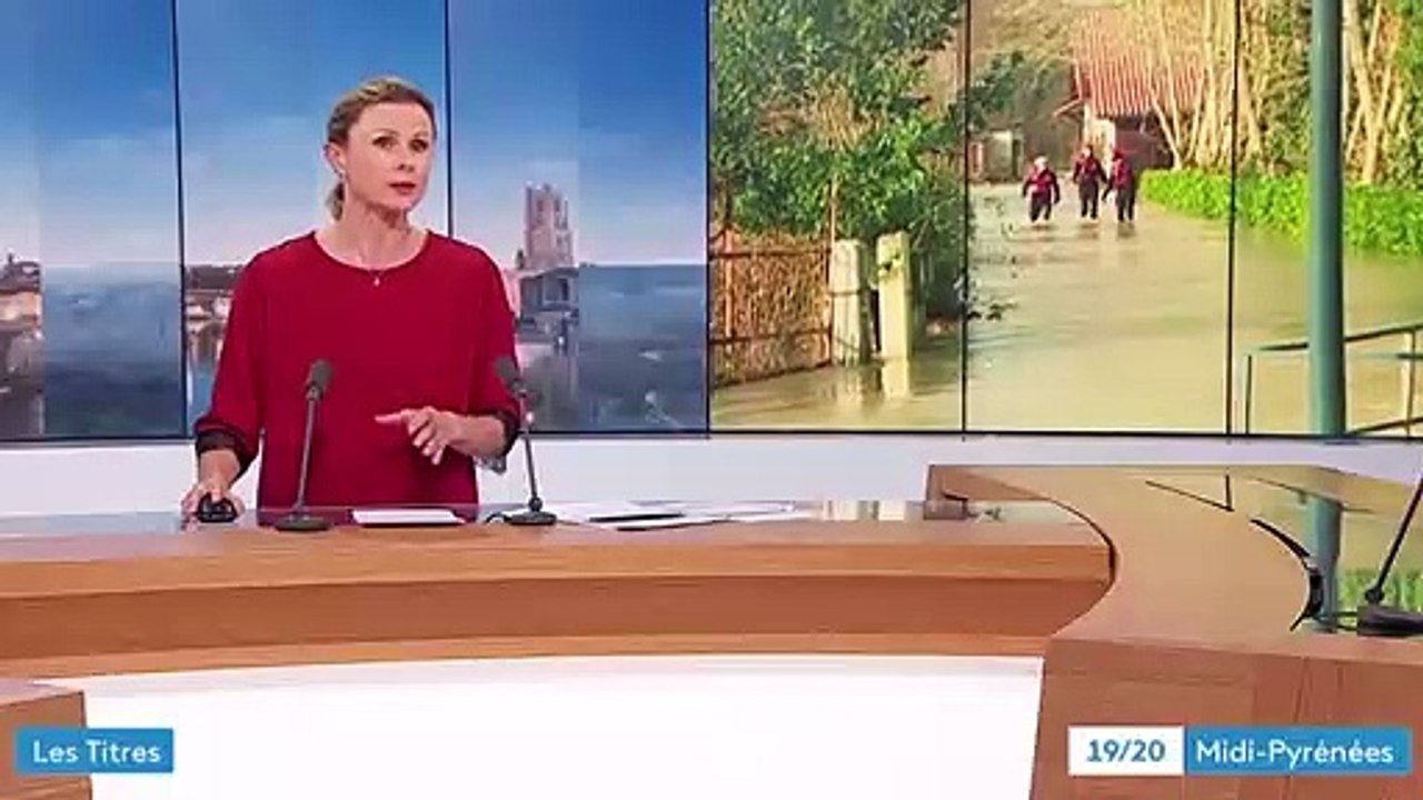 reportage France3 inondations lycée Jean Monnet