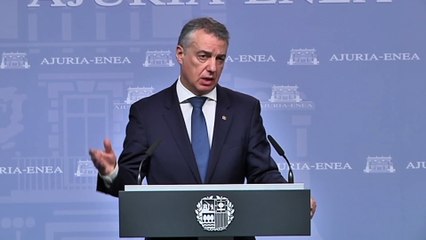 Urkullu: "Un año después, aquí seguimos"