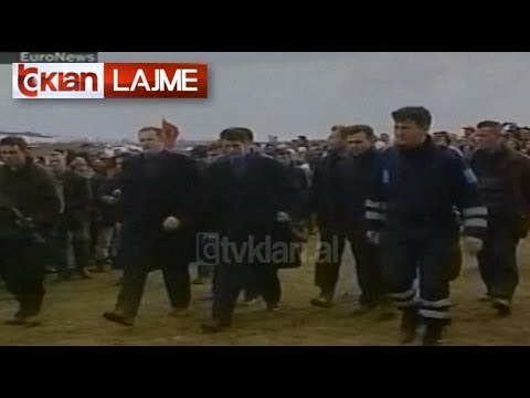 Kosovë Hashim Thaçi në Drenicë - (6 Mars 2000)