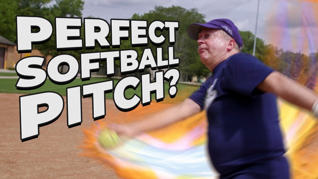 How to throw the perfect unlimited arc softball pitch?