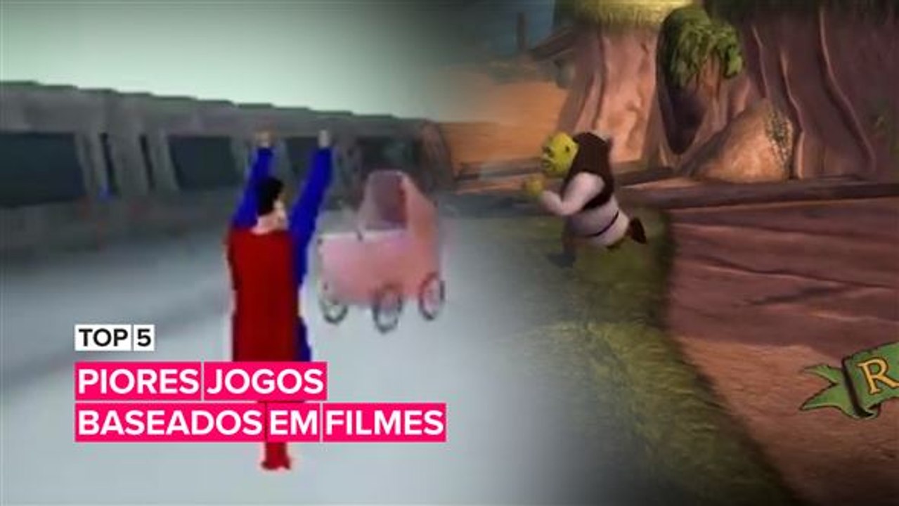Top 5: Piores jogos baseados em filmes