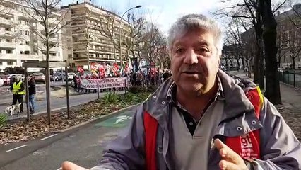 Antoine Fatiga, responsable CGT Transports 73 à Chambéry