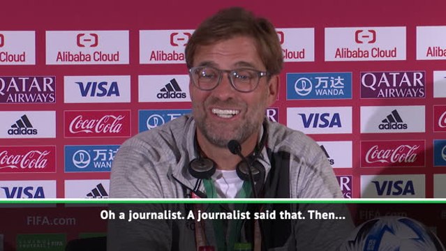 Klopp laughs at journalist's Carabao and Club World Cup opinion