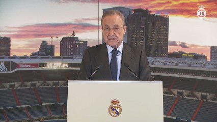 Florentino Pérez: "Hay que trabajar para que El Clásico siga siendo una referencia"